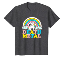 Load image into Gallery viewer, Death Metal Funny Rainbow Unicorn Novelty T-Shirt