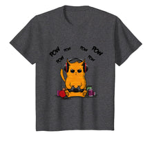 Load image into Gallery viewer, Gamer Cat T-Shirt Cute Ginger Cat Gaming Shirt