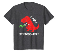 Load image into Gallery viewer, I Am Unstoppable - Funny T-rex Dinosaur Xmas T-Shirt
