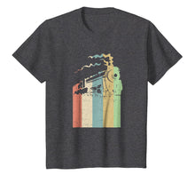 Load image into Gallery viewer, Train T-Shirt Vintage Retro Model Train Builder Gift Tee