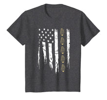 Load image into Gallery viewer, American Mushroom Hunter T Shirt with Morels in USA Flag
