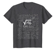 Load image into Gallery viewer, Square Root of 196: 14 Years Old, 14th Birthday Gift T-Shirt
