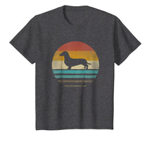 Load image into Gallery viewer, Doxie Dachshund Dog Shirt Retro Vintage 70s Silhouette Gift