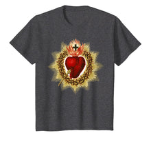 Load image into Gallery viewer, Sacred Heart of Jesus Christ Catholic Blessing Art T-Shirt