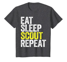 Load image into Gallery viewer, Eat Sleep Scout Repeat T-Shirt Scouting Gift Shirt