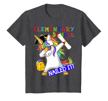 Load image into Gallery viewer, Dabbing Unicorn Elementary School Nailed It Graduation Tshir