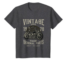 Load image into Gallery viewer, 47th Birthday 1970 Vintage Retro Motorcycle Chopper Tshirt