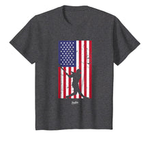 Load image into Gallery viewer, American Flag Baseball Love Distressed Baseball Player Shirt