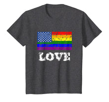 Load image into Gallery viewer, Love LGBT Rainbow Flag T-Shirt