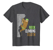 Load image into Gallery viewer, Rock Climbing Sloth Rock Climbers Funny Gift Cute T Shirt