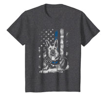 Load image into Gallery viewer, Blue Line K9 American USA Flag German Shepherd Police Shirt