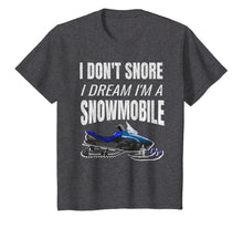 Load image into Gallery viewer, Snowmobile Enthusiast Snorer Distressed Shirt