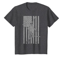 Load image into Gallery viewer, CH-47 Chinook Military Helicopter Vintage Flag Pilot T-shirt