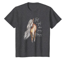 Load image into Gallery viewer, Just a Girl Who Loves Horses T-shirt