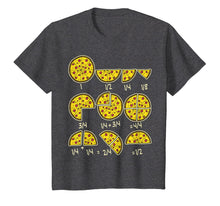 Load image into Gallery viewer, Pizza Salami Cheese Quick Maths Fractions Teacher School Tee