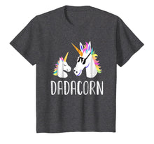 Load image into Gallery viewer, Dadacorn Unicorn Dad And Baby Fathers Day T-Shirt