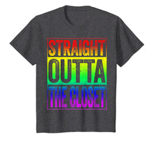 Load image into Gallery viewer, Straight Outta The Closet T-Shirt LGBT Pride Gift Shirt