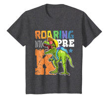 Load image into Gallery viewer, Roaring Pre-K Dinosaur T Rex Back to School Shirt Boys