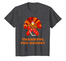 Load image into Gallery viewer, men and women Turkey gift - thankful for hockey thanksgiving T-Shirt