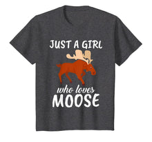Load image into Gallery viewer, Just A Girl Who Loves Moose Clothes Outfit Gift Moose T-Shirt-1547199
