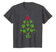 Load image into Gallery viewer, Christmas XMas Tree Super Cute Dog Paws Print Puppy Owner T-Shirt
