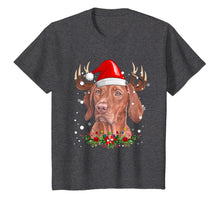 Load image into Gallery viewer, Funny Vizsla Christmas Reindeer Gift T-Shirt