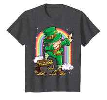 Load image into Gallery viewer, St Patricks Day Dabbing Leprechaun Boys Kids Men Gifts Dab T-Shirt-203544