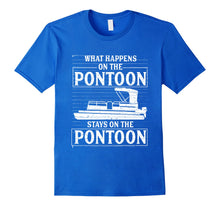 Load image into Gallery viewer, Funny Pontoon Boat T-Shirt Boating Captain Gift Shirt