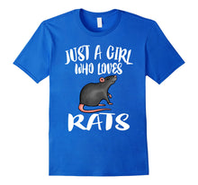 Load image into Gallery viewer, Just A Girl Who Loves Rats Owner Lover Gift T-Shirt