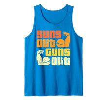 Load image into Gallery viewer, Cali Style Bodybuilding Sun's Out Guns Out Biceps Tank Top