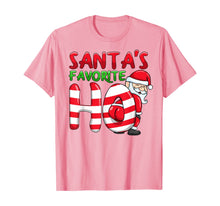 Load image into Gallery viewer, Santas Favorite Ho Santa favourite Ho Funny Girls Christmas T-Shirt