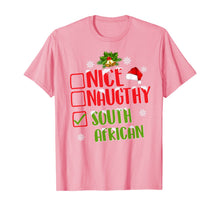 Load image into Gallery viewer, Nice Naughty SOUTH African Shirt Christmas Mens Womens X-mas T-Shirt