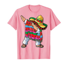 Load image into Gallery viewer, Dabbing Mexican Poncho Cinco de Mayo Men Sombrero Funny Dab T-Shirt