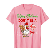 Load image into Gallery viewer, Rooster Merry Christmas Don't Be ASucker Christmas T-Shirt