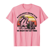 Load image into Gallery viewer, Mycologist hiking club we might not get there Sloths vintage T-Shirt-142664