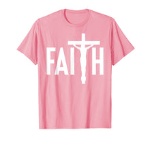 Load image into Gallery viewer, Faith Jesus Cross Crucifix Christian Catholic T Shirt