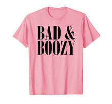 Load image into Gallery viewer, Bad & Boozy Bachelorette Party Funny Summer Beer Pun T-shirt