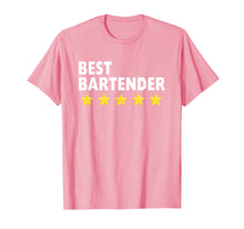 Load image into Gallery viewer, Best Bartender T-Shirts For Women Men 5 Star Gifts Tee Shirt