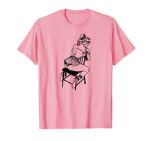 Load image into Gallery viewer, Retro BDSM Rope Chair Bondage T-shirt-Lingerie Pin Up Art