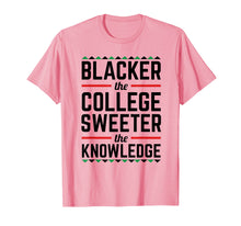 Load image into Gallery viewer, Blacker College Sweeter Knowledge Afro African Inspired T-Shirt