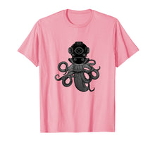 Load image into Gallery viewer, Deep Sea Octopus Scuba Diver Diving T-shirt