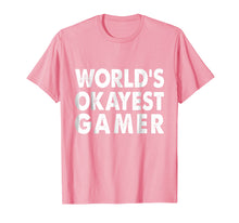 Load image into Gallery viewer, Okayest Gamer Shirt Tshirt Gift Tee WOW COD Nerd Gaming