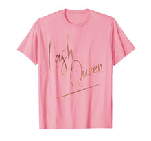 Load image into Gallery viewer, Eyelashes Lash Queen Ombre Handwriting Tee for Makeup Artist