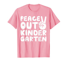 Load image into Gallery viewer, Peace Out Kindergarten T-Shirt Class of 2019 Graduation Gift T-Shirt