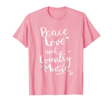 Load image into Gallery viewer, Peace Love Country Music Shirt Mens Womens Kids