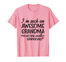 Load image into Gallery viewer, Grandma T-shirt Gender Reveal New Grandma Again Tees