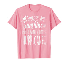 Load image into Gallery viewer, Nurses Are Sunshine Mixed Little Hurricane Funny T-Shirt