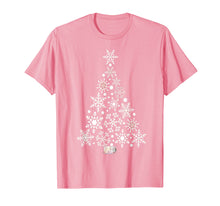 Load image into Gallery viewer, Winter Snowflake White Christmas Tree T-shirt