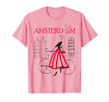 Load image into Gallery viewer, Amsterdam T-Shirt Woman - Amsterdam Bicycle - 5 colors