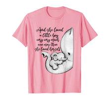 Load image into Gallery viewer, Ever More Than She Loved Herself Elephant Mom Shirt